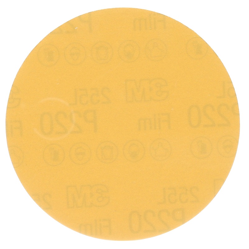 3M Stikit Gold Film Disc 255L, P400, 8 in x NH, Die 800L