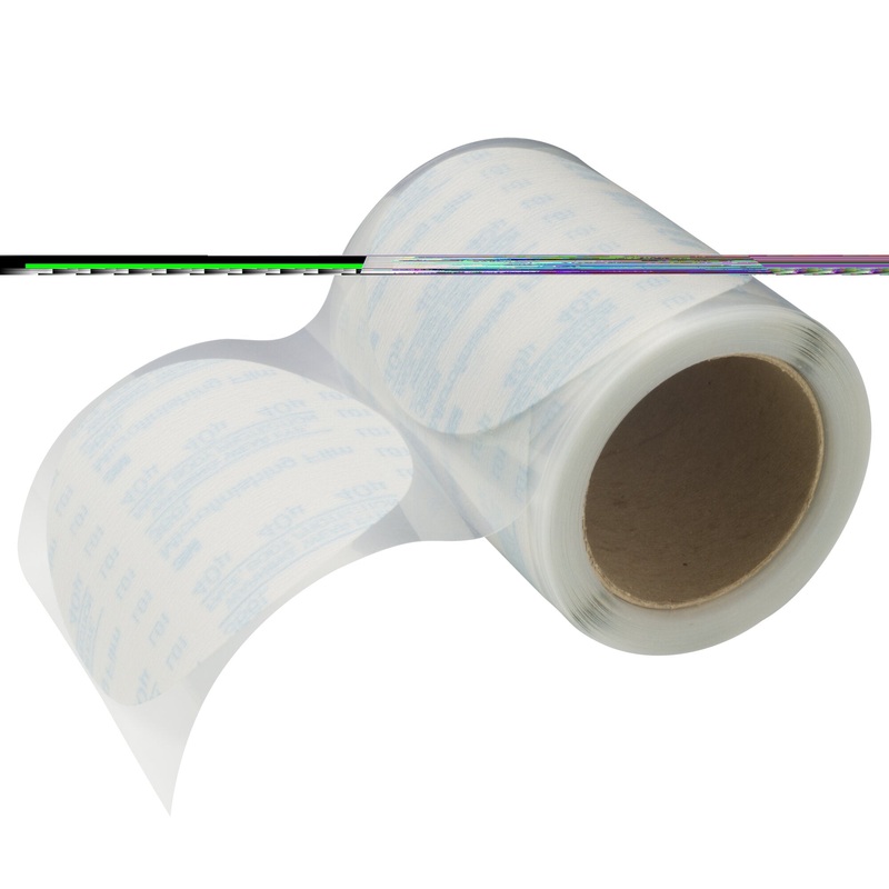 3M Microfinishing PSA Film Disc Roll 366L, 40 Mic 3MIL, Type D, 8 in x NH