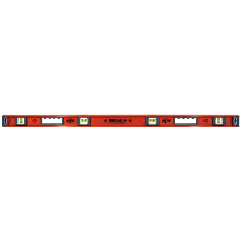 Johnson 1254-4800 48" Magnetic Heavy Duty I-Beam Aluminum Level