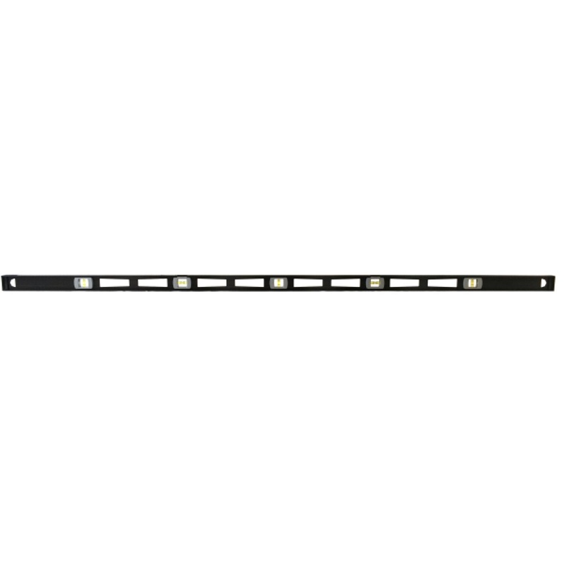 Johnson 3878 78" Magnetic Top-Reading Aluminum Level - 5 Vial