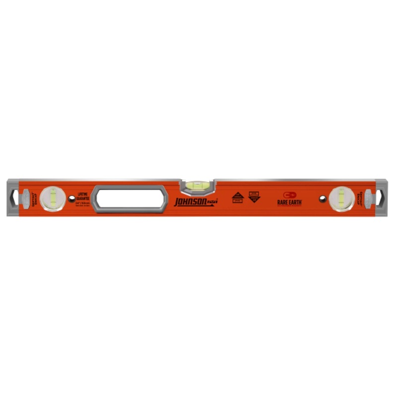 Johnson 9550-2400 24" Magnetic Heavy Duty Aluminum Box Level