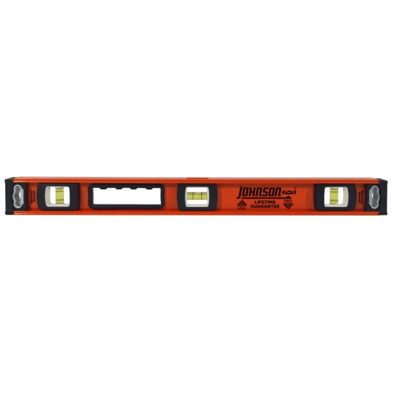 Johnson 1253-2400 24" Heavy Duty I-Beam Aluminum Level