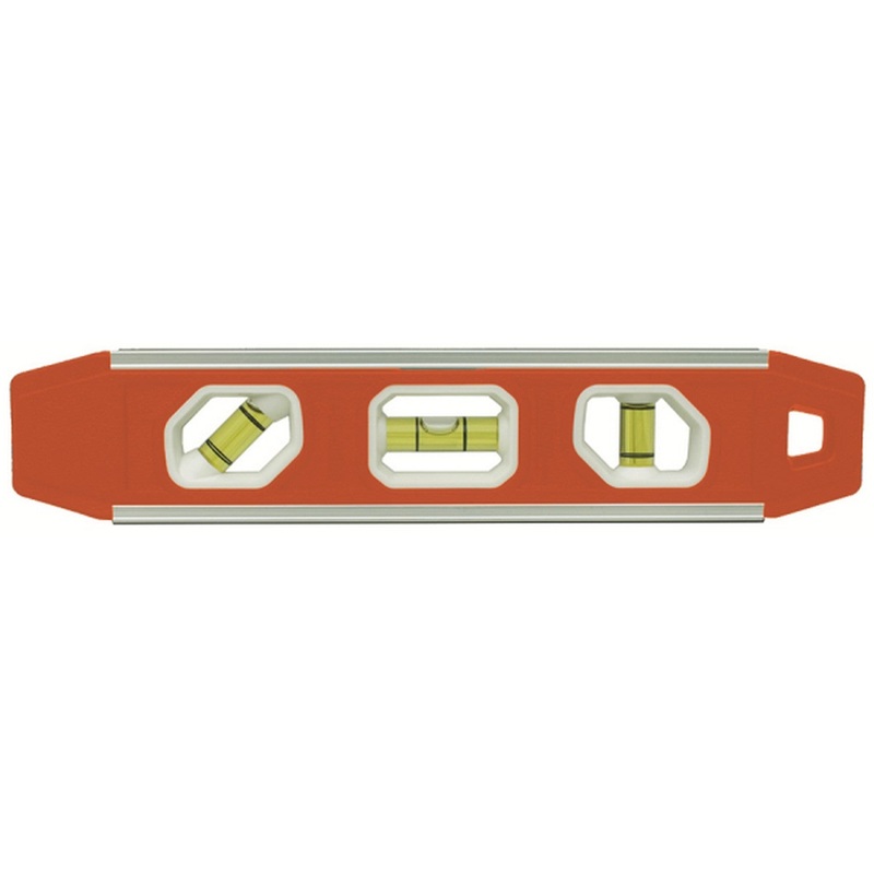 Johnson 1421-0900 9" Magnetic Aluminum Reinforced Torpedo Level