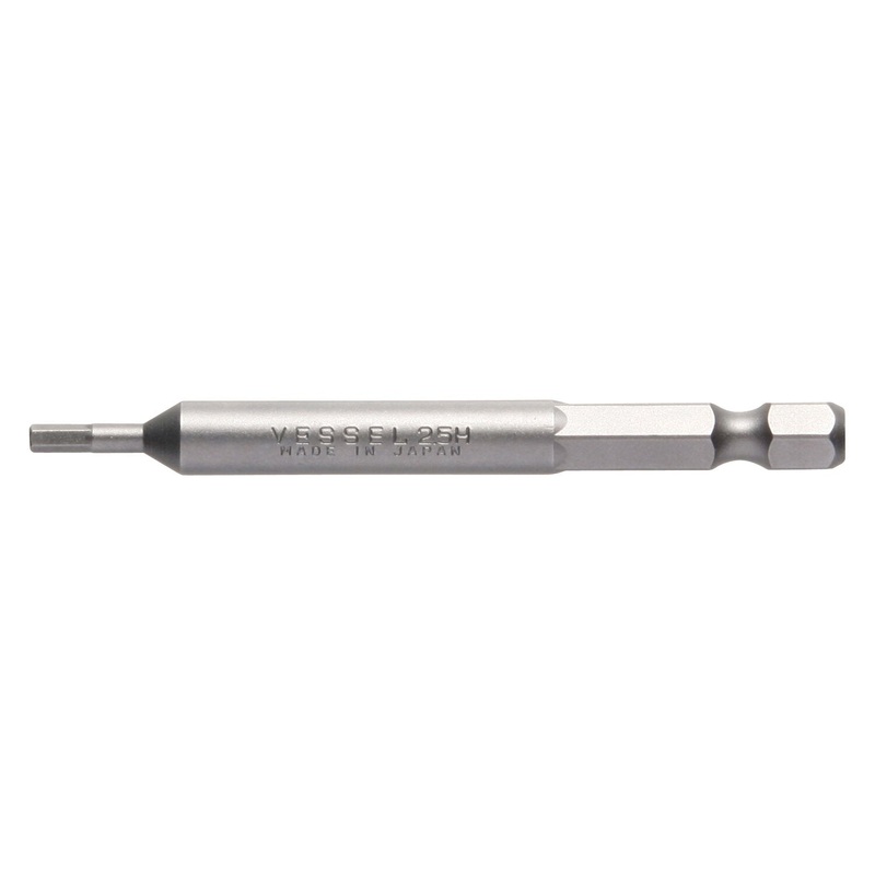 Vessel B35H2575HP1 POWER BIT 1/4" Hex B, H2.5x75H