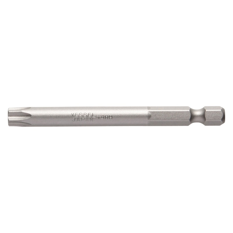 Vessel B35T40H75HP1 POWER BIT 1/4" Hex B, T40Hx75H Tamper-proof Torx