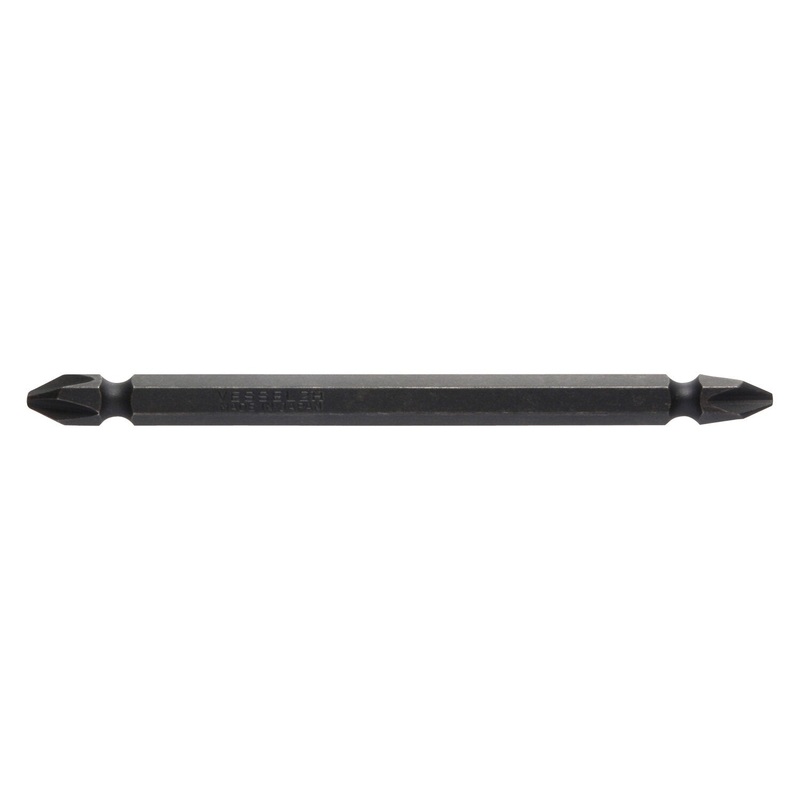 Vessel B43BP2100SP1 DOUBLE-ENDED BIT 1/4" Hex B, +2Bx100S