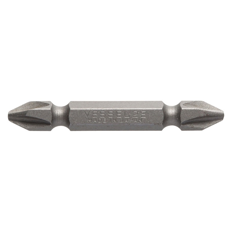 Vessel B43P250EP1 DOUBLE-ENDED BIT 1/4" Hex B, +2x50E
