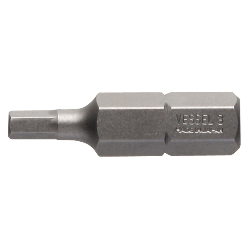 Vessel B33H3254HP1 INSERT BIT 1/4" Hex, H3x25.4H