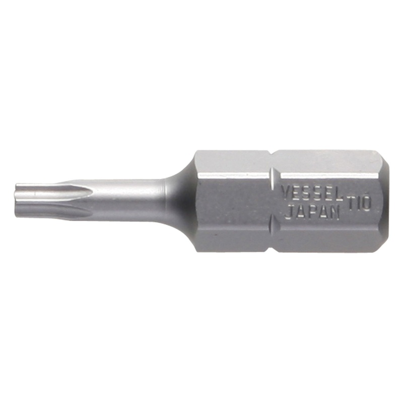 Vessel B33T10254HP1 INSERT BIT 1/4" Hex, T10x25.4H