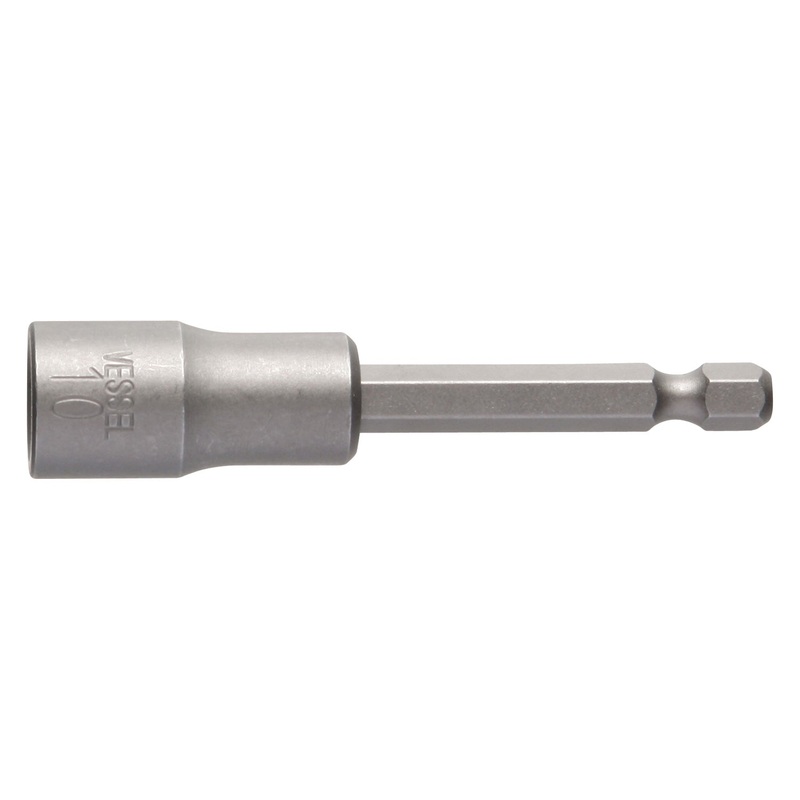 Vessel B45AF1075P1 POWER BIT 1/4" Hex B, A/F10x75 Press-Fit Nutsetter