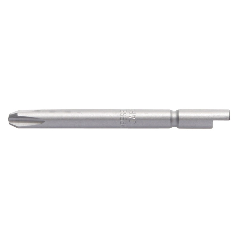 Vessel D71P2444P1 PRECISION BIT Halfmoon-shank 4mm, PH2x4x44mm