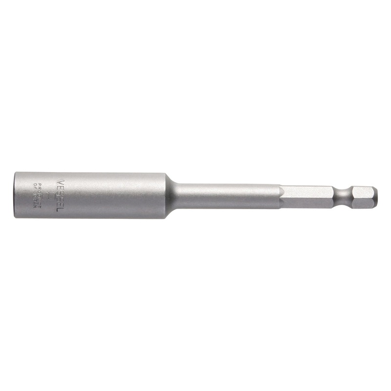 Vessel MB45DAF8100P1 POWER BIT 1/4" Hex B, A/F8x100 Sliding Magnet Nutsetter