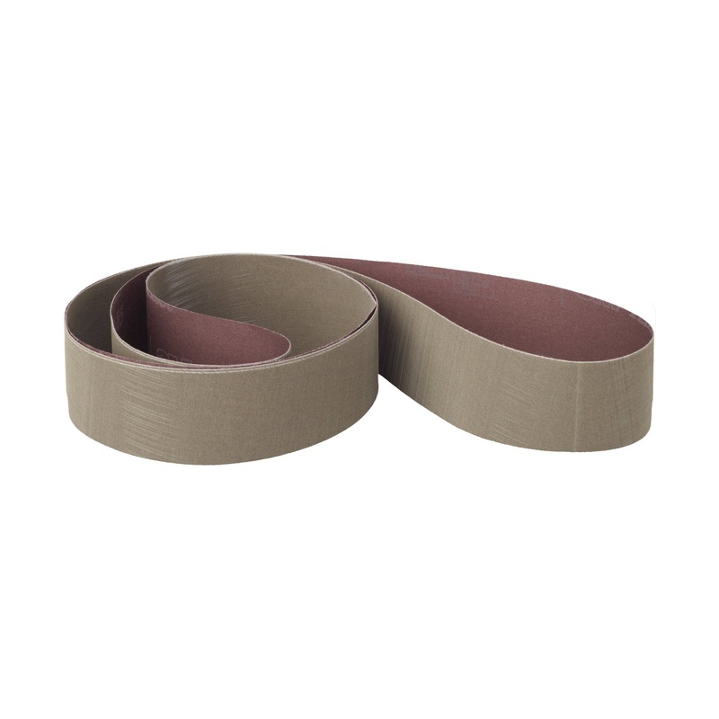 3M Trizact Cloth Belt 307EA, A80 JE-weight, 2 in x 72 in, Film-lok,Full-flex