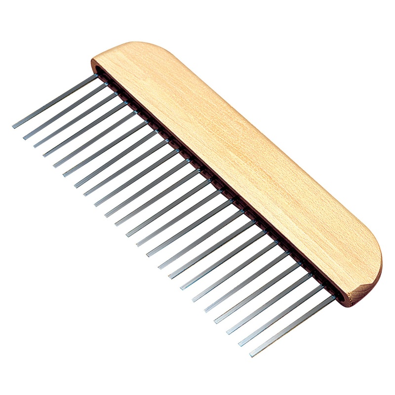 Kraft Tool CC201 12" Flat Wire Texture Hand Broom 1/2" Spacing