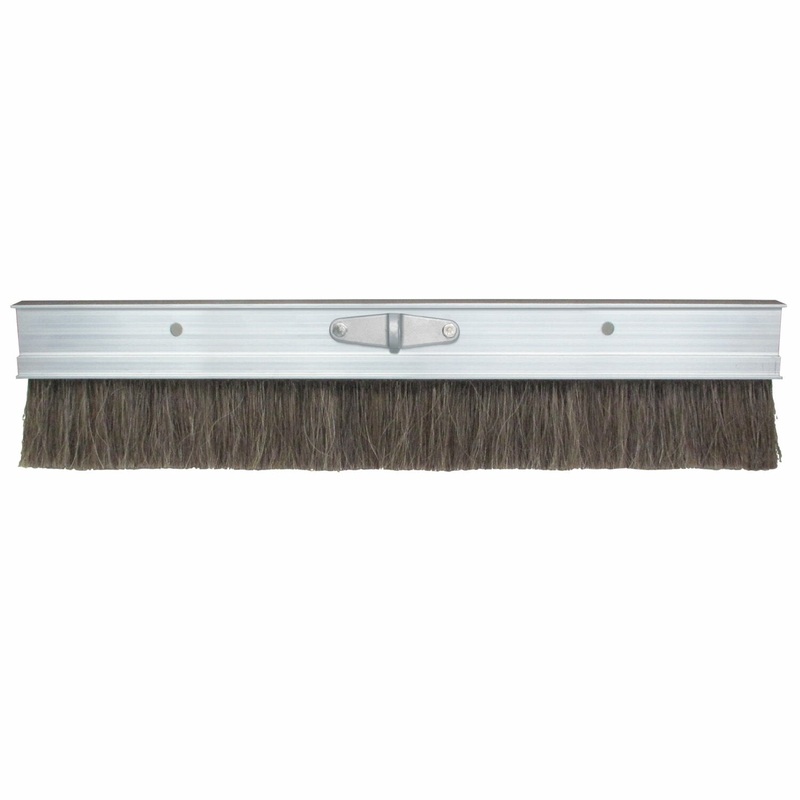 Kraft Tool CC206 24" Aluminum Natural Horsehair & Poly Blend Concrete Finish Broom