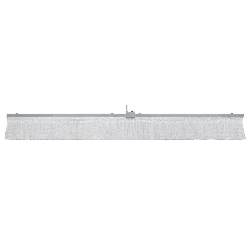 Kraft Tool CC248 48" Weigh-Lite Medium Coarse White Poly Concrete Finish Broom