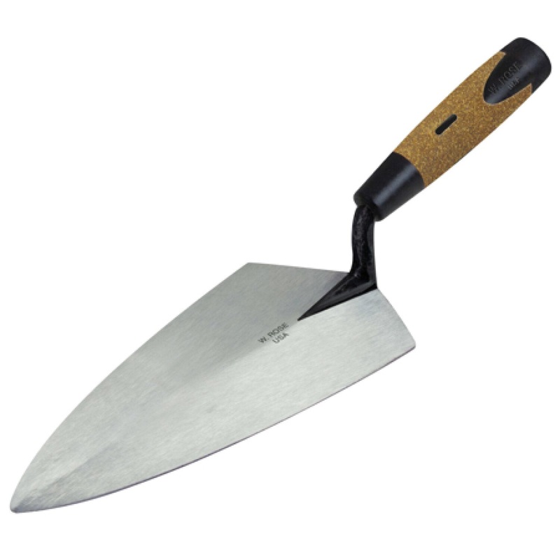 W.Rose RO110-10 1/2K-PK2 10-1/2 Philadelphia Brick Trowel with Cork Handle