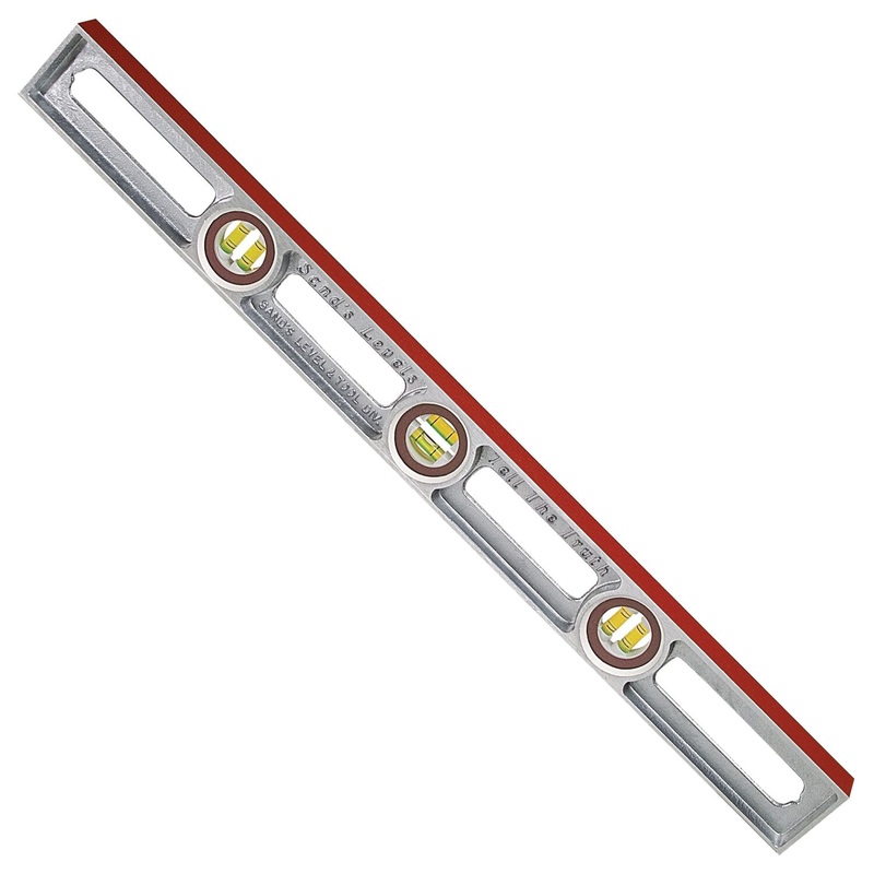 Sands Level & Tool SL2424 24 Professional Cast Aluminum Level (6 Vials)