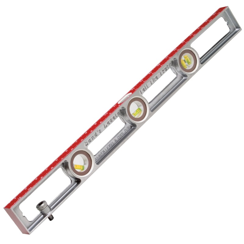 Sands Level & Tool SL2424P 24 Professional Cast Aluminum Plumber's Level (6 Vials)
