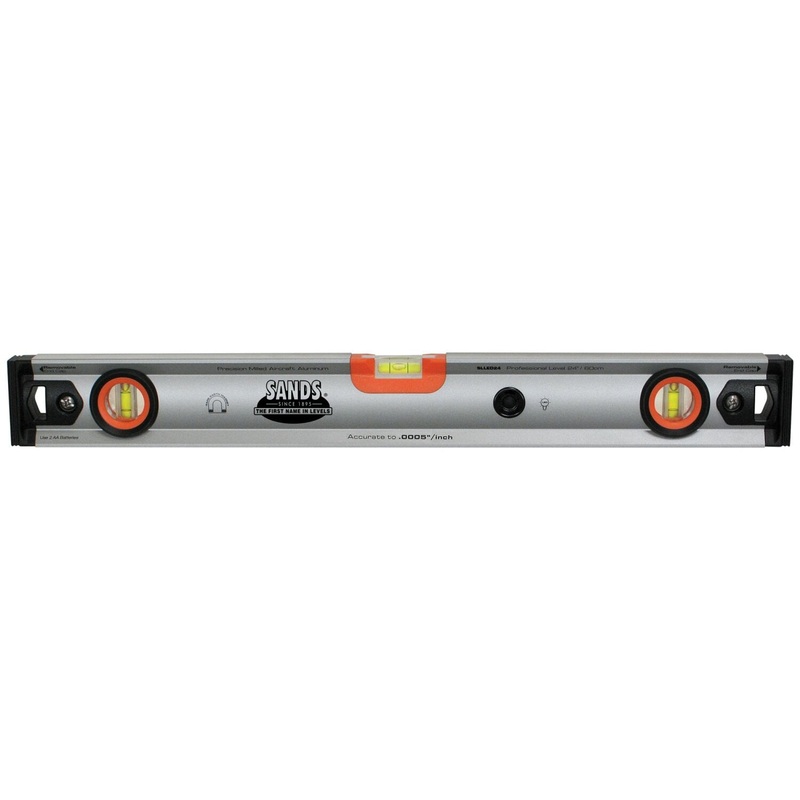 Sands Level & Tool SLLED24 24" Professional Magnetic LED Level