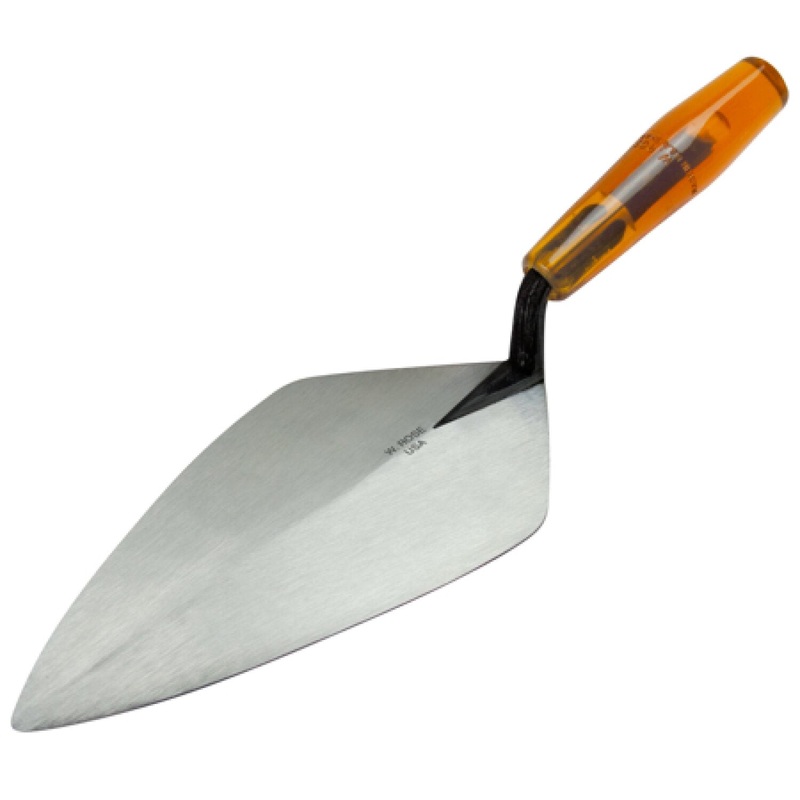 W.Rose RO1412-11 1/2 11-1/2" Wide London Brick Trowel with Plastic Handle