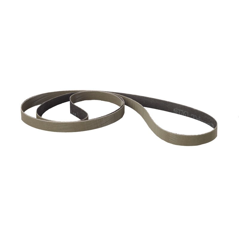 3M Trizact Cloth Belt 237AA, A160 X-weight, 1/2 in x 12 in, Film-lok,Full-flex