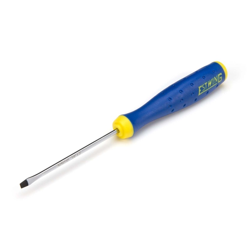 Estwing 42451-01 1/8-Inch x 3-Inch Magnetic Slotted Tip Precision Screwdriver with Ergonomic Handle