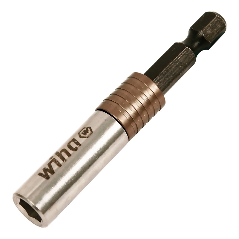 Wiha 71496 SlimFix Impact Rated Locking 1/4" Bit Holder For 1/4" Insert Bits