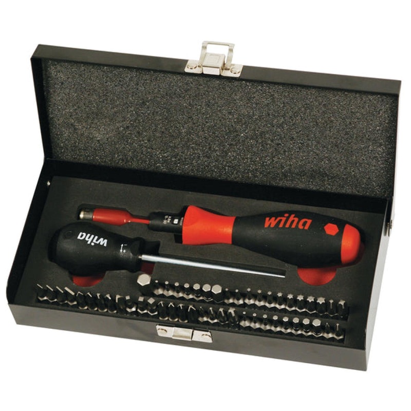 Wiha Tools 28595 53 Piece TorqueVario-S Bit Set