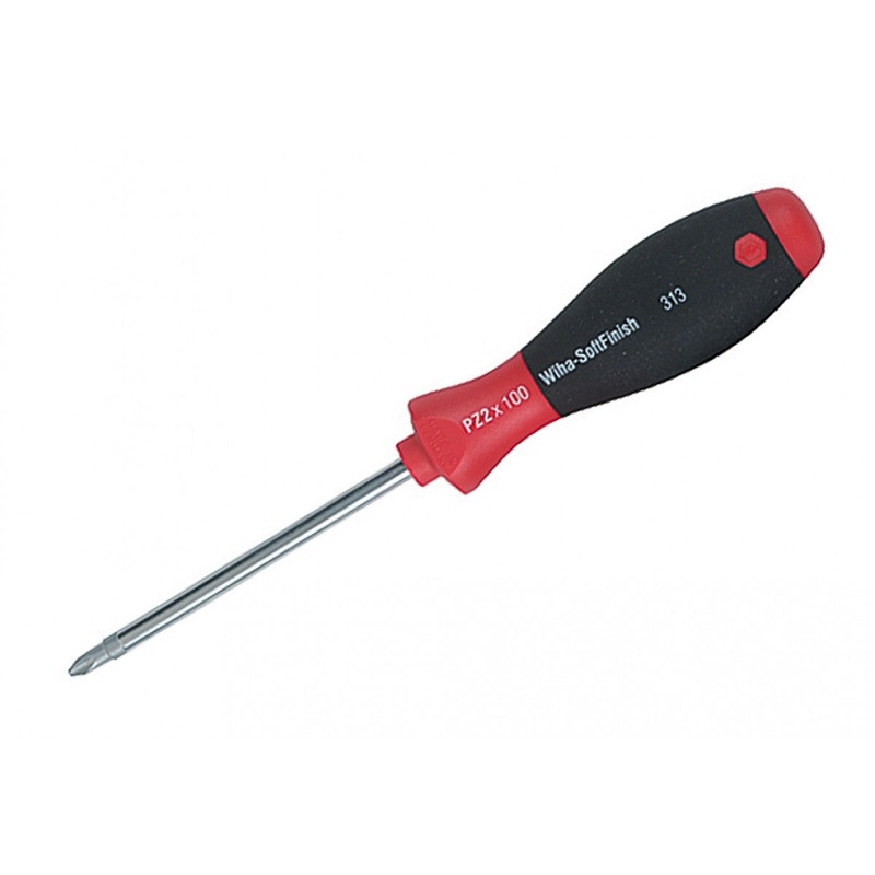Wiha Tools 31310 SoftFinish Pozidriv Screwdriver, #1 x 80 mm