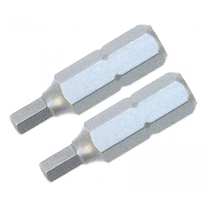 Wiha Tools 73304 Hex Metric Insert Bit 3.0 x 25mm Pack of 2 Bits