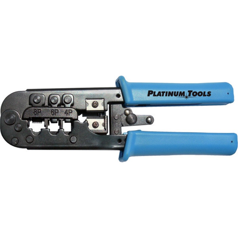 Platinum Tools 12503C All-in-One Crimp Tool for Modular RJ45, RJ22, RJ12 and RJ11 Connectors