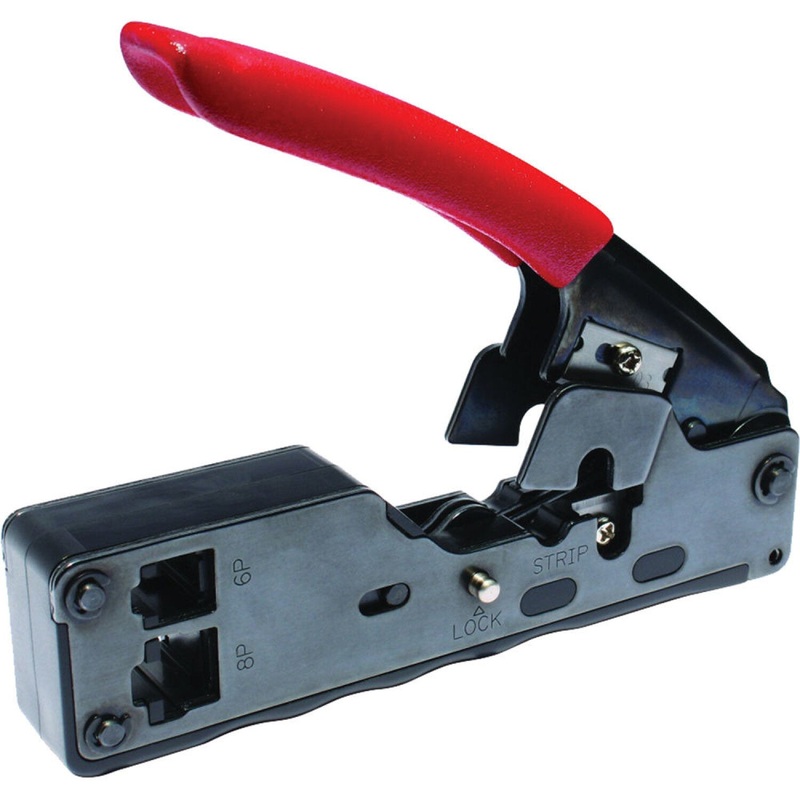 Platinum Tools 12507C Tele-Titan Crimp Tool for Modular RJ45, RJ12 and RJ11 Connectors