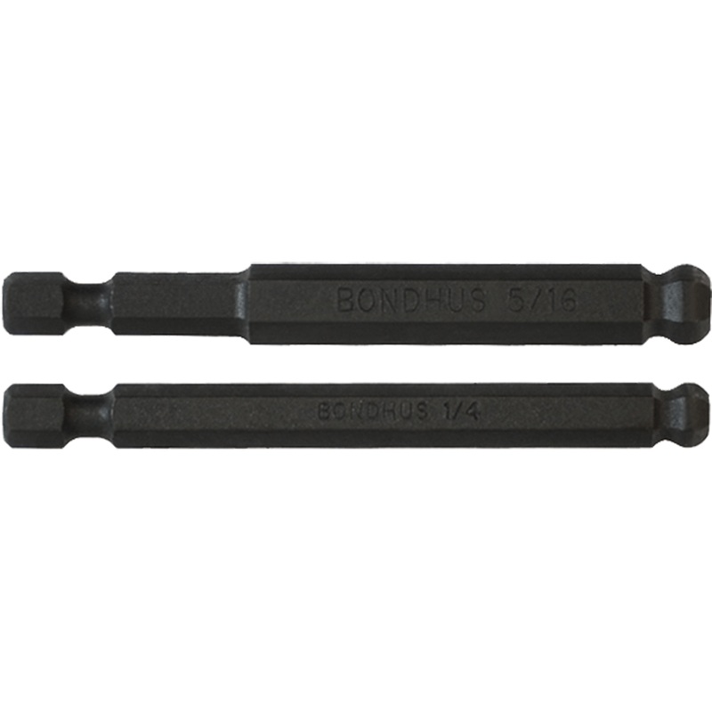Bondhus 10899 Ball End Power Bits Set, 9 Pc.