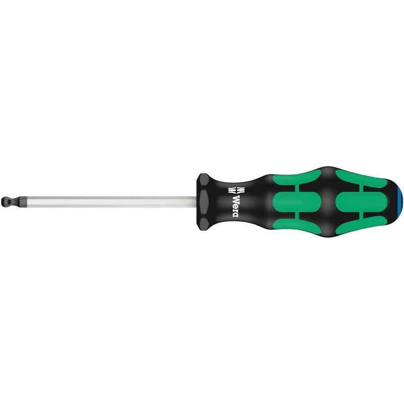 Wera 352 Ball end screwdriver for hexagon socket screws, 1/4" x 125 mm