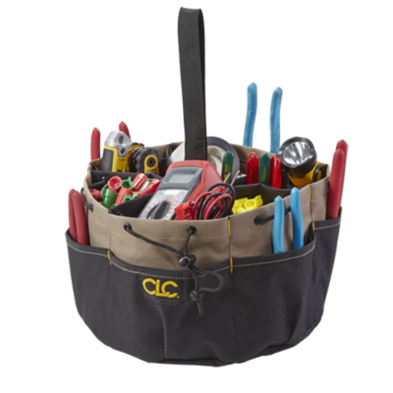 CLC 1148 18 POCKET DRAWSTRING BUCKETBAG