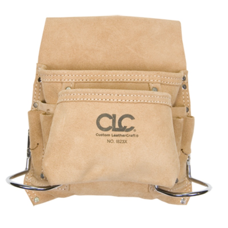 CLC I823X 8 POCKET CARPENTERS NAIL & TOOL BAG