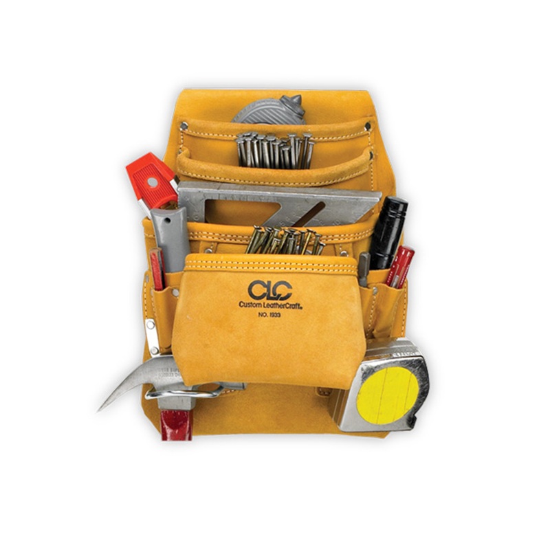 CLC I933 10 Pocket Carpenter's Nail & Tool Bag