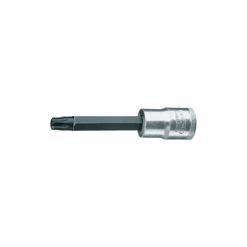 Gedore 6152690 ITX 19 L T40-100 Screwdriver Bit Socket 1/2", Long TORX T40