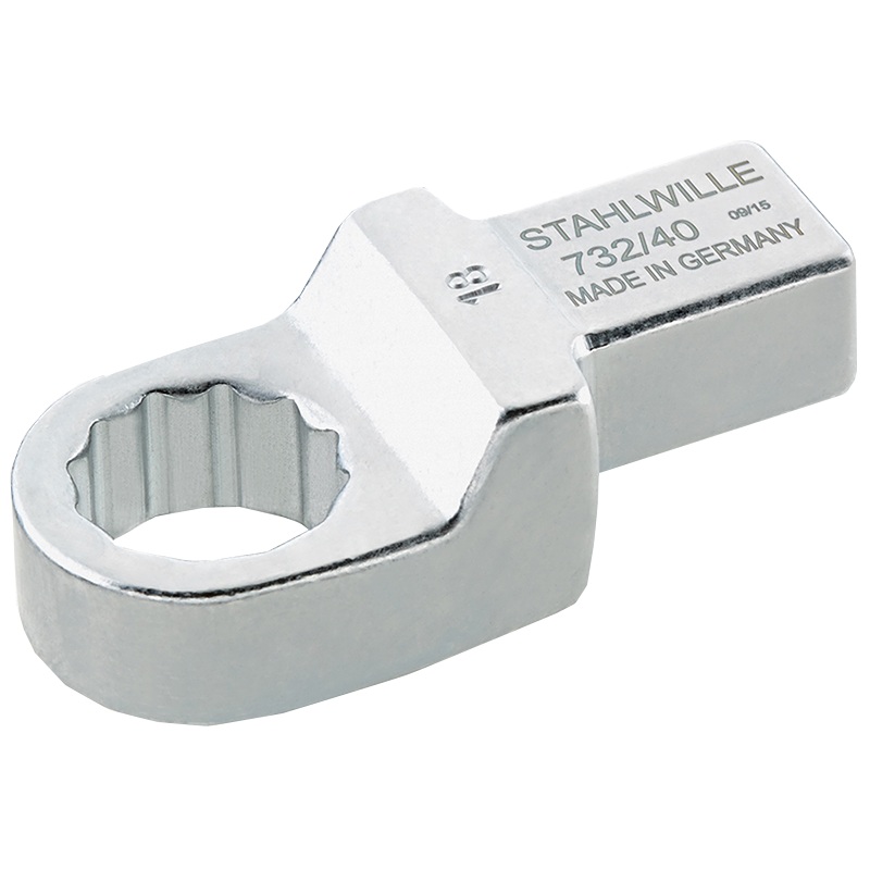 Stahlwille 58224021 732/40 Ring Insert Tool, 21 mm, 14 x 18 mm