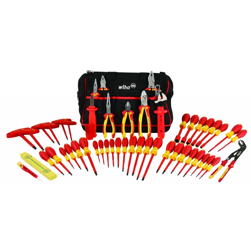 Wiha Tools 32874 Insulated Pliers/Screwdrivers 50 Piece Set