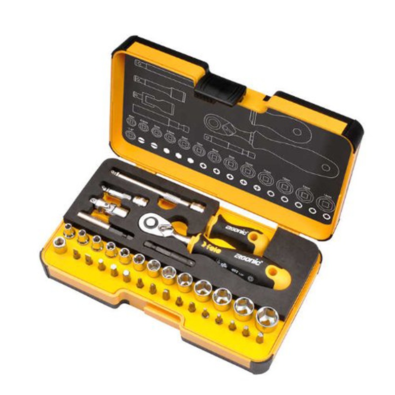 Felo 0715762053 R-Go XL Box Socket Set, 36 Piece