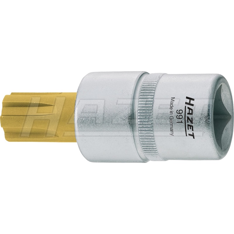 Hazet 991-10 M10 Spline Ribe-Cv 1/2 Square Screwdriver Socket