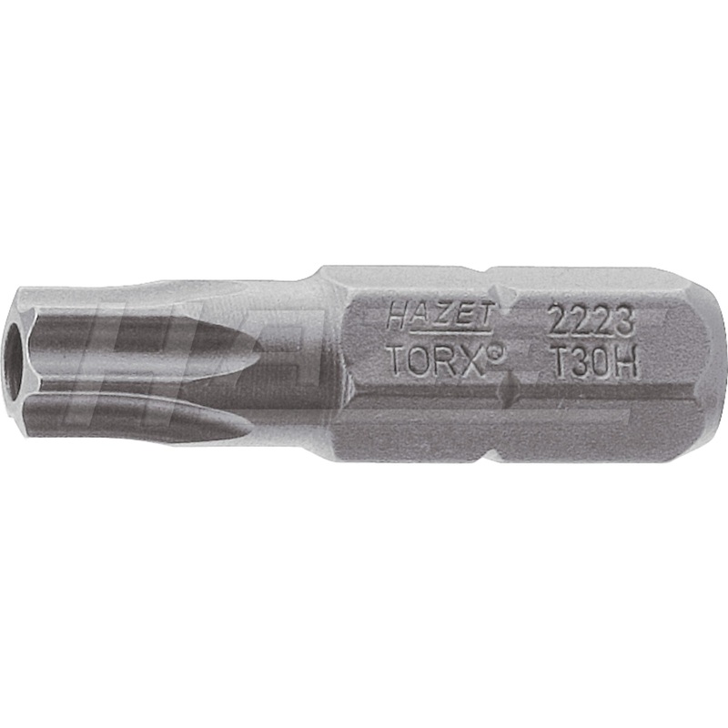 Hazet 2223-T30H Bit, Tamper-Resistant TORX, T30H