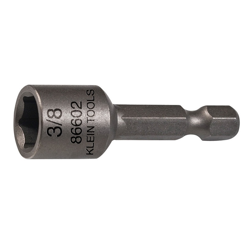 Klein Tools 86600 Magnetic Hex Drivers, 1/4-Inch, 3-Pack