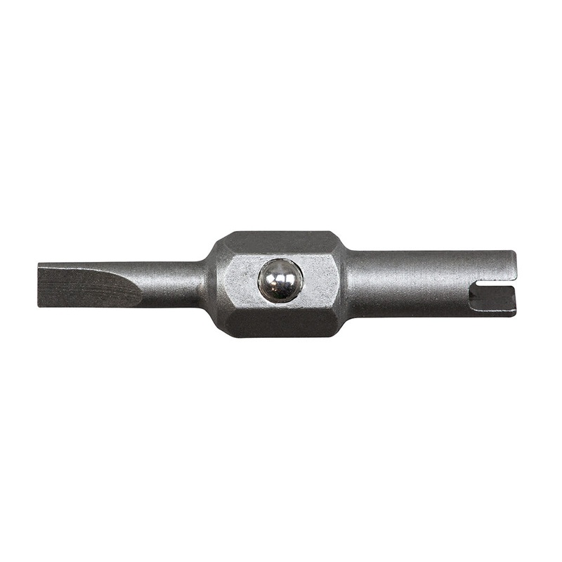 Klein Tools 13231 Replacement Bits, 1/8-Inch Slotted and Schrader