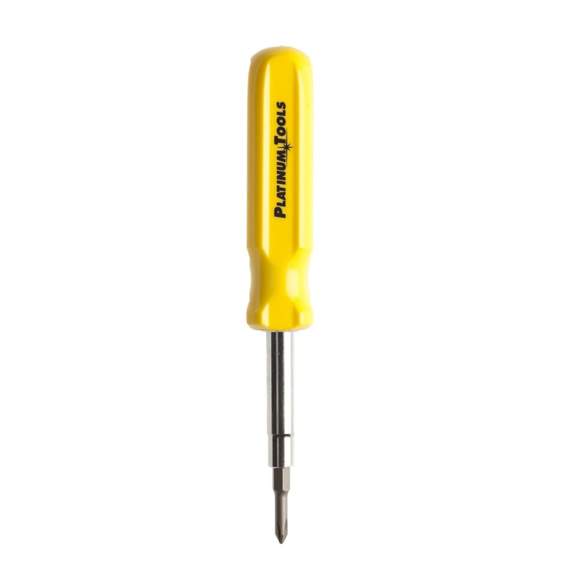 Platinum Tools 19001C Screwdriver, 6-in-1