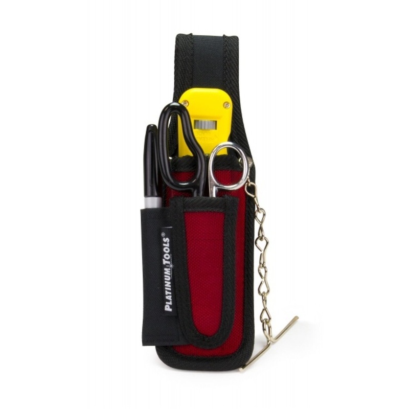 Platinum Tools 4015C Nylon Punchdown Tool Pouch. Clamshell.
