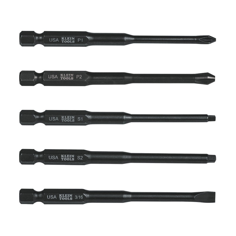 Klein Tools 32234 Power Driver Set, Assorted Bits, 3-1/2-Inch