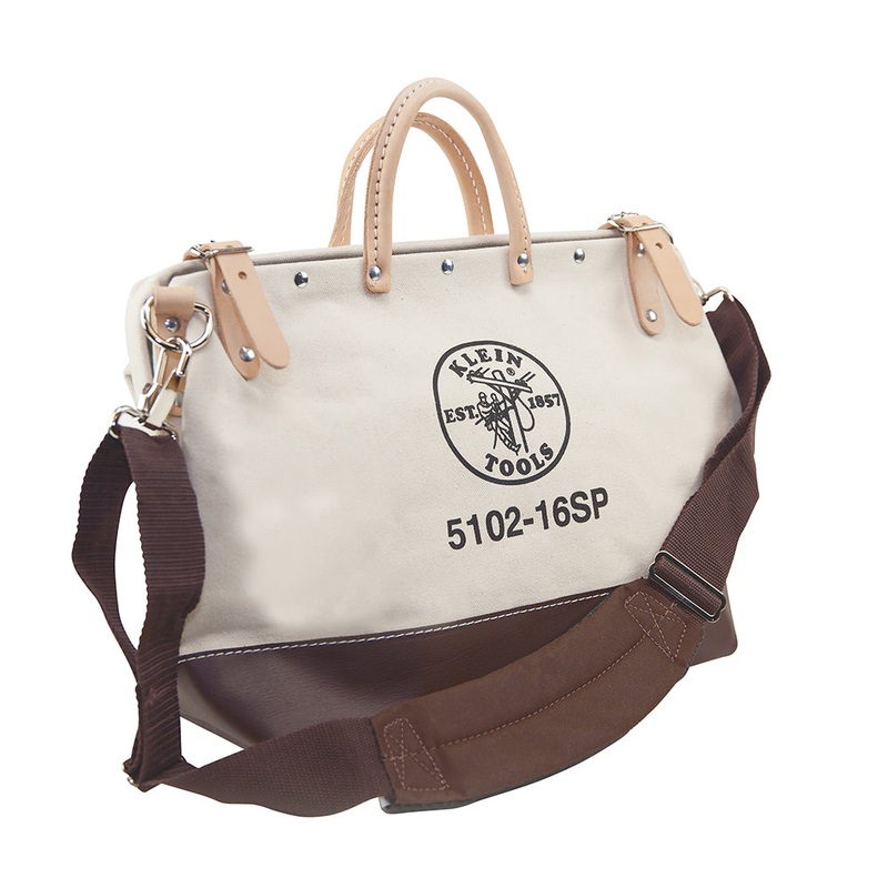 Klein Tools 5102-16SP Deluxe Canvas Tool Bag, 16-Inch